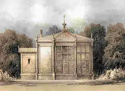 Канареечный домик в парке Кляйн-Глинике