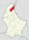Расположение коммуны на карте Люксембурга