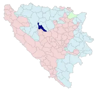 Община Кнежево на карте