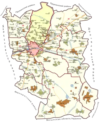 Буховичский сельсовет на карте