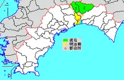 Карта префектуры Коти