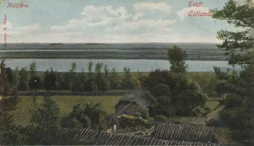 Вид на озеро Койтъярв (открытка, 1900-1917 гг.,издатель Якоб Плоомпуу)