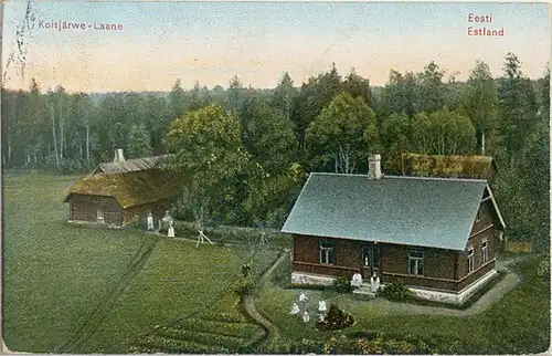 Койтъярве, хутор Лаане (открытка, 1900-1917 гг., издатель Якоб Плоомпуу)