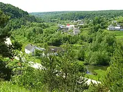 Долина реки в селе Дуброва