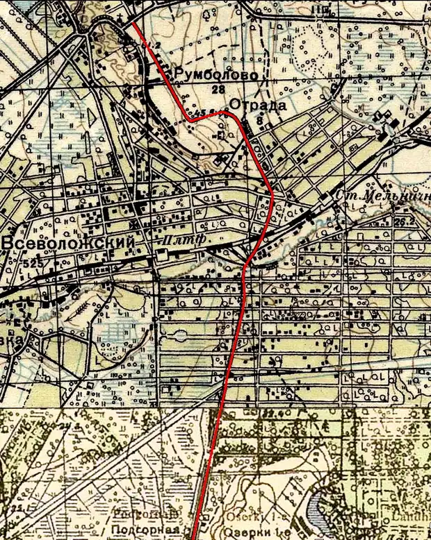 Колтушский проспект. 1931 год