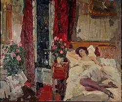 Константин Коровин. «В комнате». Франция, Париж, 1911 г.