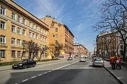 Вид на улицу со стороны Звенигородской улицы