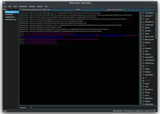 Скриншот программы Konversation