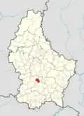 Расположение коммуны на карте Люксембурга