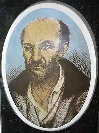 Портрет Ивана Яковлевича Корейши на его могиле на Черкизовском кладбище