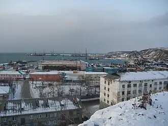 Вид на залив со стороны Корсакова