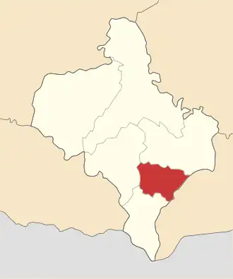 Косовский район на карте