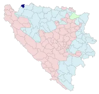 Община Костайница на карте