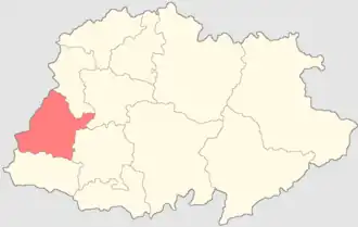 Костромской уезд на карте