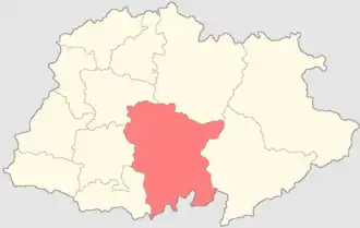 Макарьевский уезд на карте