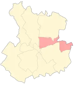 Лапшинское сельское поселение на карте