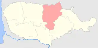 Поневежский уезд на карте