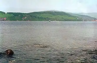 Вид бухты Козьмина в июле