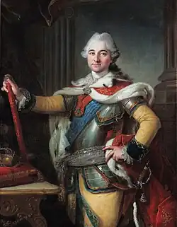 Парадный портрет польского короля Станислава Августа Понятовского