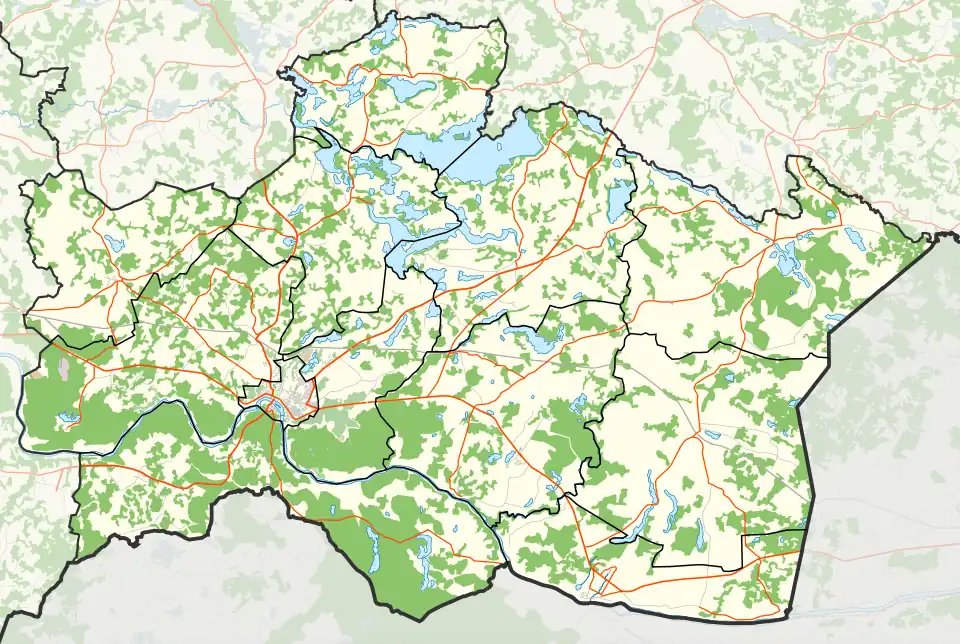 Краслава на карте