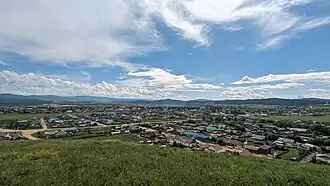 Вид на Красный Чикой со смотровой площадки