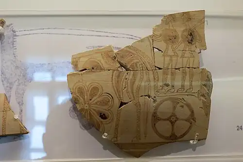 Колесница на вазе, Тиринф 1180-1050 гг. до н. э.