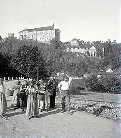 Замок Чески-Штернберк, около 1892