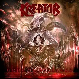 Обложка альбома Kreator «Gods of Violence» (2017)