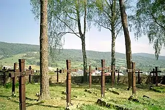 Воинское кладбище № 6 в окрестностях села Кремпна, Польша