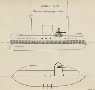 Схема бронирования и размещения вооружения