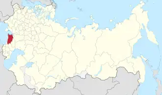 Кубанская область на карте