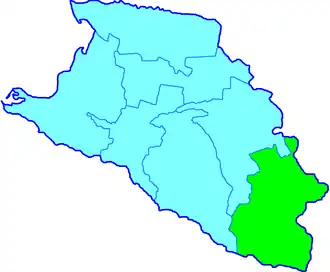 Баталпашинский отдел на карте