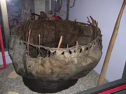 Тибетские лодки ку-дру или кова очень похожи на кораклы. Музей естественной истории им. Филда, Чикаго