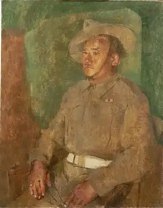 Портрет кисти Уильяма Колдстрима, 1943 год