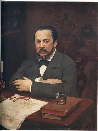 Портрет А. С. Увароваработы И. С. Куликова (1916)