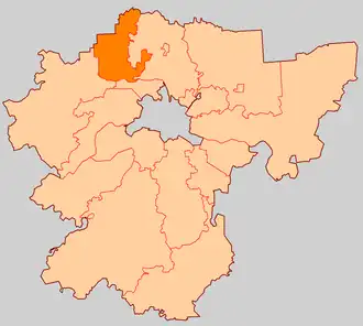 Кулицкое сельское поселение на карте