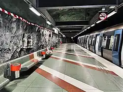 Южная платформа станции