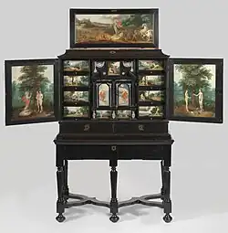 Роспись кабинета. Ок. 1650. Рейксмюсеум, Амстердам