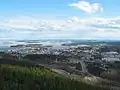 Вид на центральную часть Куопио с башни, 2003 год