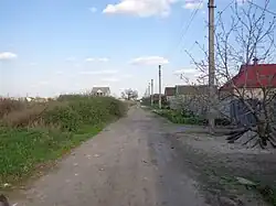 Фотография в сторону конца улицы