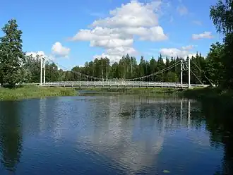 Подвесной мост в Кургья