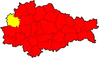 Хомутовский район на карте