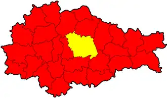 Курский район на карте