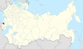 Кутаисская губерния на карте