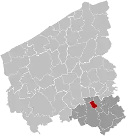 Расположение муниципалитета на карте провинции