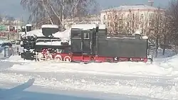 Паровоз Кч4-235, зима 2019 год