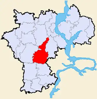 Кузоватовский район на карте