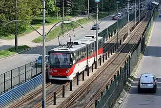 Трамвайный состав К-1М8