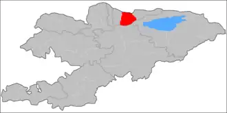 Чуйский район на карте