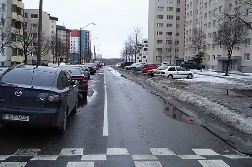 Конечный отрезок улицы, март 2010 года